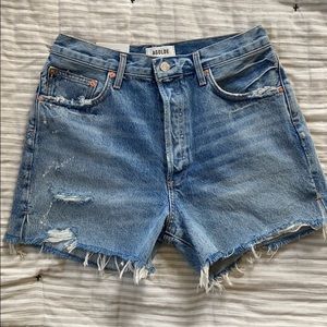 NWT AGOLDE dee super high rise short